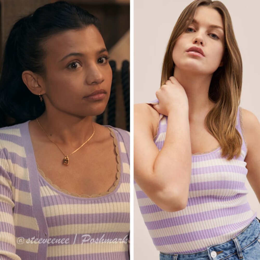 Mango Striped Knit Tank Top Aso Jackie Howard My Life With The Walter Boys